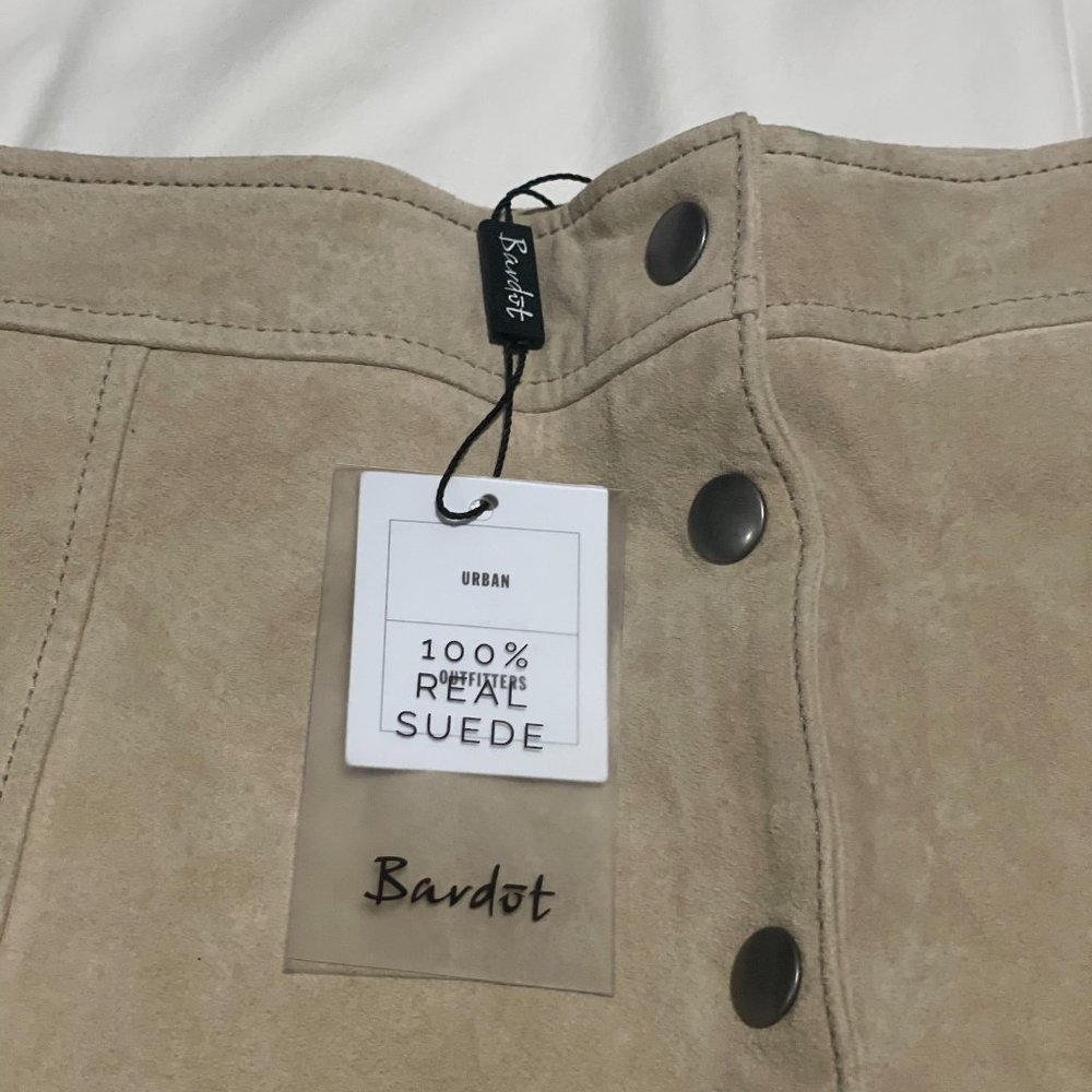 Bardot from UO Suede Mini Skirt